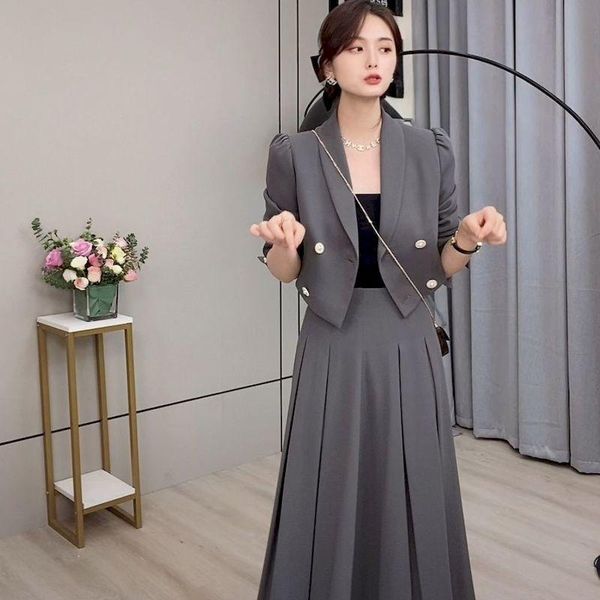 two piece dress ricaqico women blazer and skirt set suit fashion long sleeve high-waist pleated skirts jacket 2 sets 2021 autumn, White
two piece dress ricaqico women blazer and skirt set suit fashion long sleeve high-waist pleated skirts jacket 2 sets 2021 autumn, White
