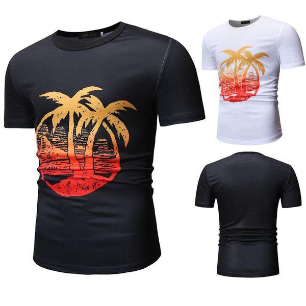 men's t-shirts clothing short-sleeved t-shirt male youth casual beach style printed round neck, White;black
men's t-shirts clothing short-sleeved t-shirt male youth casual beach style printed round neck, White;black