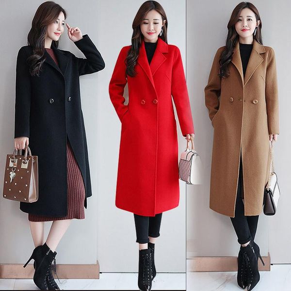 women's wool & blends autumn coat women plus size pockets button solid v-neck loose long red coats black ladies cape
women's wool & blends autumn coat women plus size pockets button solid v-neck loose long red coats black ladies cape