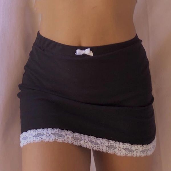 y2k esthetiek solid hoge women skirts taille korte rok bodems sweet bow lace trim skirt clothes mall vintage zwart rokken, Black
y2k esthetiek solid hoge women skirts taille korte rok bodems sweet bow lace trim skirt clothes mall vintage zwart rokken, Black