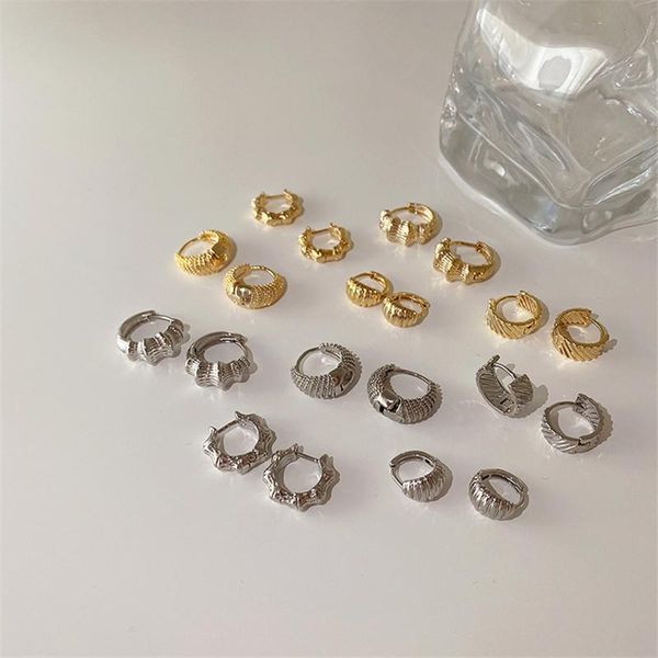 hoop & huggie 2021 korean trendy geometry metal golden silver color earrings for woman men couple party punk fashion jewelry accessories
hoop & huggie 2021 korean trendy geometry metal golden silver color earrings for woman men couple party punk fashion jewelry accessories