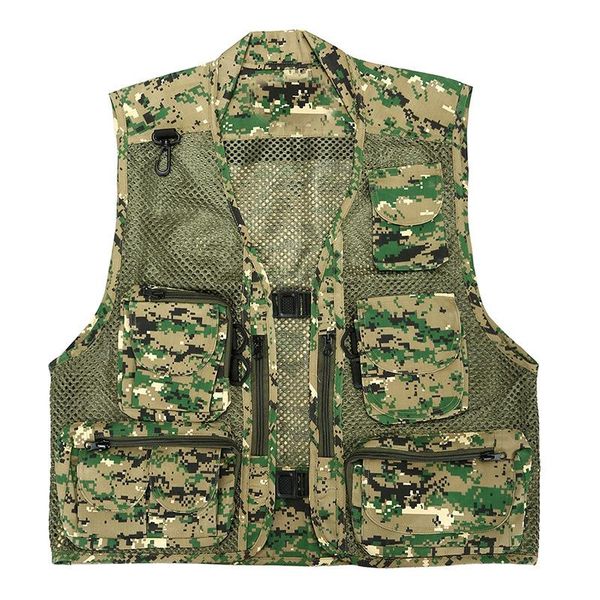 men's vests outdoor vest camouflage multi-pocket mesh breathable homme waistcoat tactical pography sleeveless jacket wholesale, Black;white
men's vests outdoor vest camouflage multi-pocket mesh breathable homme waistcoat tactical pography sleeveless jacket wholesale, Black;white