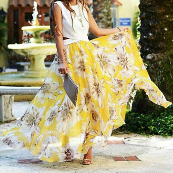 skirts women floral patterned pleated high waist long skirt ladies summer casual chiffon floor length maxi prairie chic, Black
skirts women floral patterned pleated high waist long skirt ladies summer casual chiffon floor length maxi prairie chic, Black