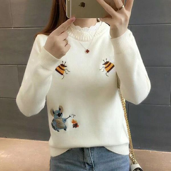 women's sweaters fashion autumn winter women cashmere sweater female long sleeve o neck thick loose warm knitted pullovers cv, White;black
women's sweaters fashion autumn winter women cashmere sweater female long sleeve o neck thick loose warm knitted pullovers cv, White;black
