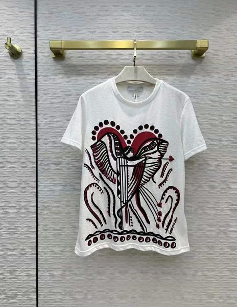 2022 spring summer o neck short sleeve fashion designer brand same style tees milan runway t-shirt 0221-7, White
2022 spring summer o neck short sleeve fashion designer brand same style tees milan runway t-shirt 0221-7, White