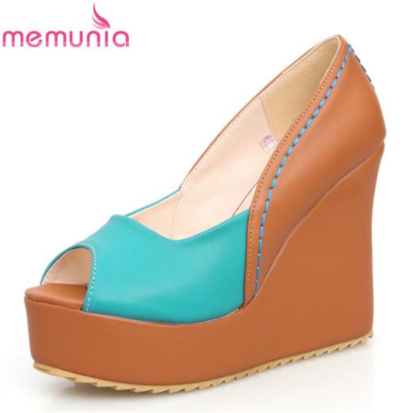 dress shoes memunia 2021 est women pumps open toe slip on summer mixed colors fashion party prom woman wedges platform, Black
dress shoes memunia 2021 est women pumps open toe slip on summer mixed colors fashion party prom woman wedges platform, Black