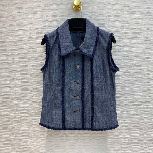 women's vests 2021 spring runway design slim casual vest coat women blue lapel sleeveless tassel single breasted vintage tank denim jac, Black;white
women's vests 2021 spring runway design slim casual vest coat women blue lapel sleeveless tassel single breasted vintage tank denim jac, Black;white
