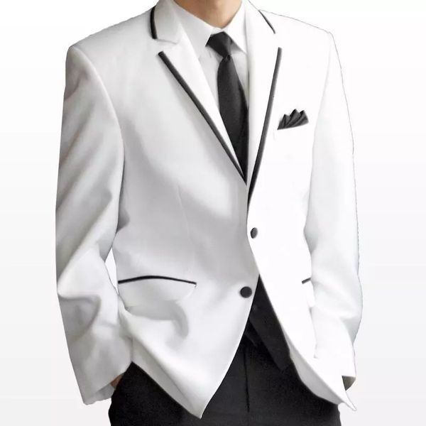 men's suits & blazers white male lapel-spiked suits homme groom wear tuxedo men two blazer pieces (jacket + pants) f6d3, White;black
men's suits & blazers white male lapel-spiked suits homme groom wear tuxedo men two blazer pieces (jacket + pants) f6d3, White;black
