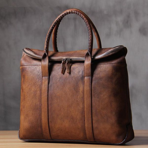 men's briefcases genuine leather lapbag designer handmade business vintage classic briefcase
men's briefcases genuine leather lapbag designer handmade business vintage classic briefcase