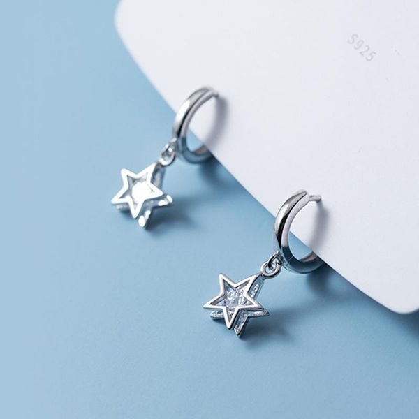 sterling silver cubic zirconia hollow star hoop earrings huggie hoops for women charm sterling-silver-jewelry, Golden;silver
sterling silver cubic zirconia hollow star hoop earrings huggie hoops for women charm sterling-silver-jewelry, Golden;silver