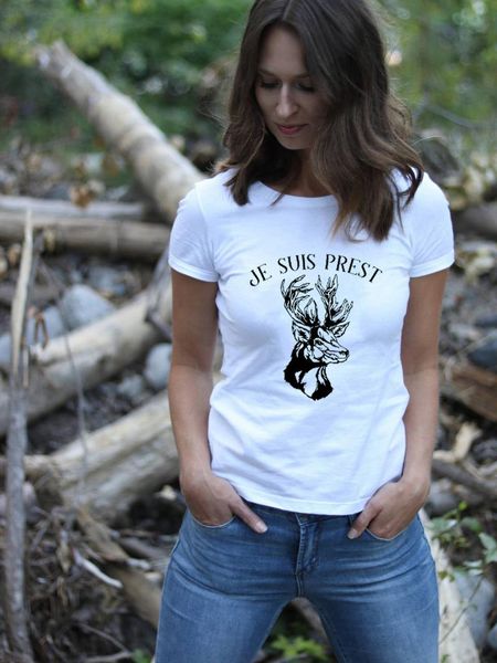 women's t-shirt je suis prest women graphic tshirt sassenach claire jamie fraser outlander book series t shirts, White
women's t-shirt je suis prest women graphic tshirt sassenach claire jamie fraser outlander book series t shirts, White