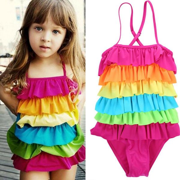kids girls rainbow bikini summer beach swimwear layered swimming bathing suit children swimsuit one-pieces, Black
kids girls rainbow bikini summer beach swimwear layered swimming bathing suit children swimsuit one-pieces, Black