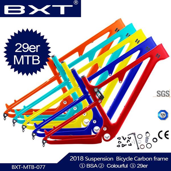 bike frames strengthen full carbon fiber 29inch suspension frame bsa rear travel 165*38m 29er mountain s/m/l/xl mtb frameset
bike frames strengthen full carbon fiber 29inch suspension frame bsa rear travel 165*38m 29er mountain s/m/l/xl mtb frameset