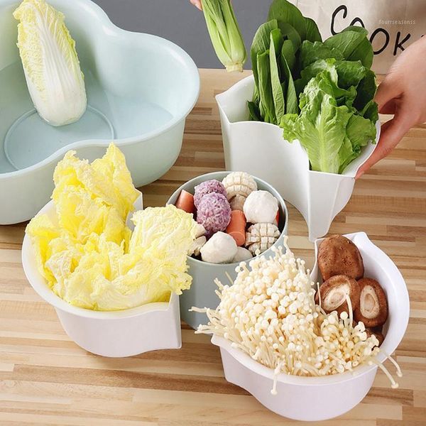 storage baskets kitchen washing basket pot vegetable platter drain double-layer multi-grid fruit plate triangular1 
storage baskets kitchen washing basket pot vegetable platter drain double-layer multi-grid fruit plate triangular1