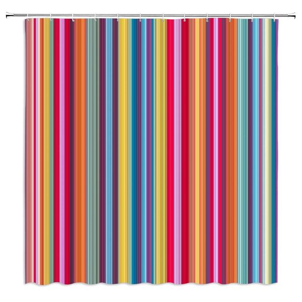 colorful stripes shower curtain, abstract rainbow stripes serape ethnic mexican vibrant colored bohemia fabric bathroom decor
colorful stripes shower curtain, abstract rainbow stripes serape ethnic mexican vibrant colored bohemia fabric bathroom decor