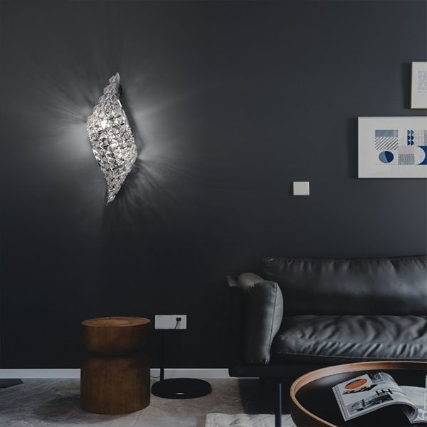 

modern led crystal wall lamp g4 lights for home lighting wall sconce arandela lamparas de pared