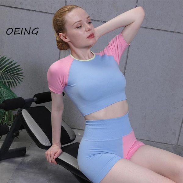 yoga outfit seamless biker shorts fashion patchwork gym clothing set 2021 women 2 piece
yoga outfit seamless biker shorts fashion patchwork gym clothing set 2021 women 2 piece