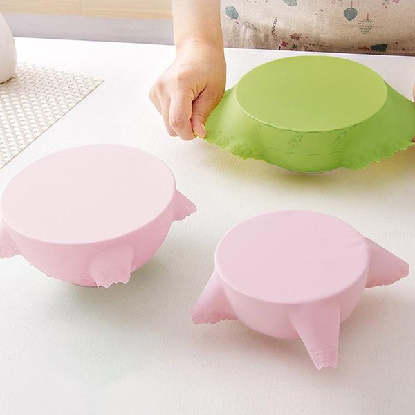 kitchen storage & organization reusable food wraps keeps fresh expandable elastic silicone bowl covers stretch lids increase friction 22.5cm
kitchen storage & organization reusable food wraps keeps fresh expandable elastic silicone bowl covers stretch lids increase friction 22.5cm