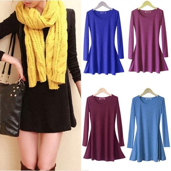 casual dresses clearance sale spring autumn woman dress korean style long sleeve bodycon solid basic women o-neck mini, Black;gray
casual dresses clearance sale spring autumn woman dress korean style long sleeve bodycon solid basic women o-neck mini, Black;gray