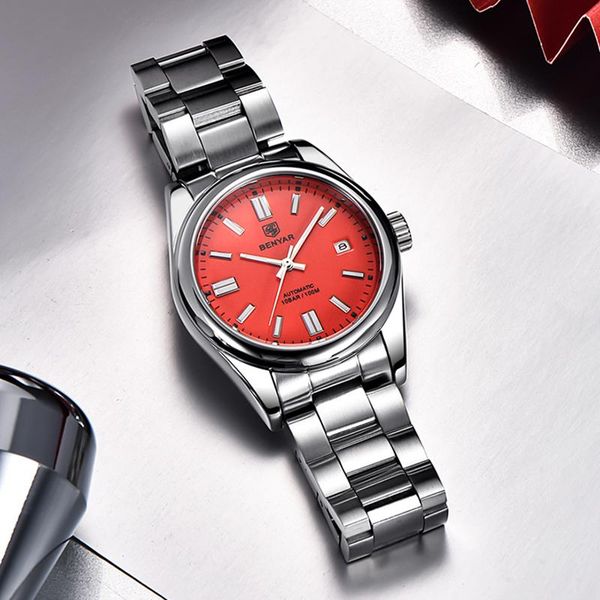 wristwatches 2021 benyar men's automatic watches stainless steel 100m waterproof men mechanical wrist watch reloj hombre, Slivery;brown
wristwatches 2021 benyar men's automatic watches stainless steel 100m waterproof men mechanical wrist watch reloj hombre, Slivery;brown