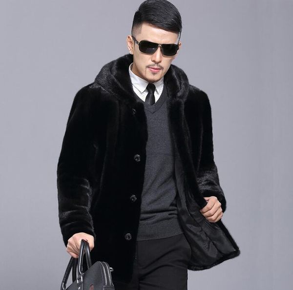 men's fur & faux hooded mink leather jacket mens warm coat men loose jackets single-breasted winter autumn thicken fashion, Black
men's fur & faux hooded mink leather jacket mens warm coat men loose jackets single-breasted winter autumn thicken fashion, Black