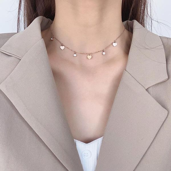 trend love diamond-studded choker simple temperament clavicle chain design women fashion necklace jewelry chokers, Golden;silver
trend love diamond-studded choker simple temperament clavicle chain design women fashion necklace jewelry chokers, Golden;silver