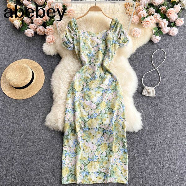 women bohemian print dress puff short square collar a line dresses summer boho casual holiday midi dress 210715, Black;gray
women bohemian print dress puff short square collar a line dresses summer boho casual holiday midi dress 210715, Black;gray