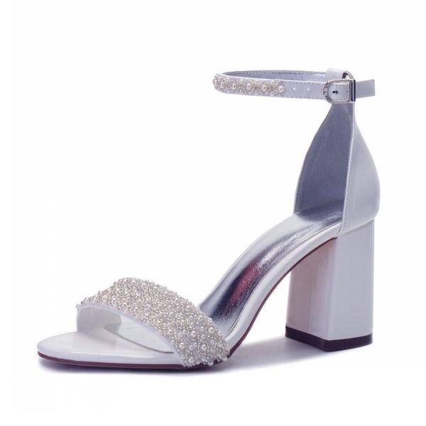 dress shoes ladies satin pearls block heels sandals 2021 summer peep toe party bride white high heel women plus size 43, Black
dress shoes ladies satin pearls block heels sandals 2021 summer peep toe party bride white high heel women plus size 43, Black