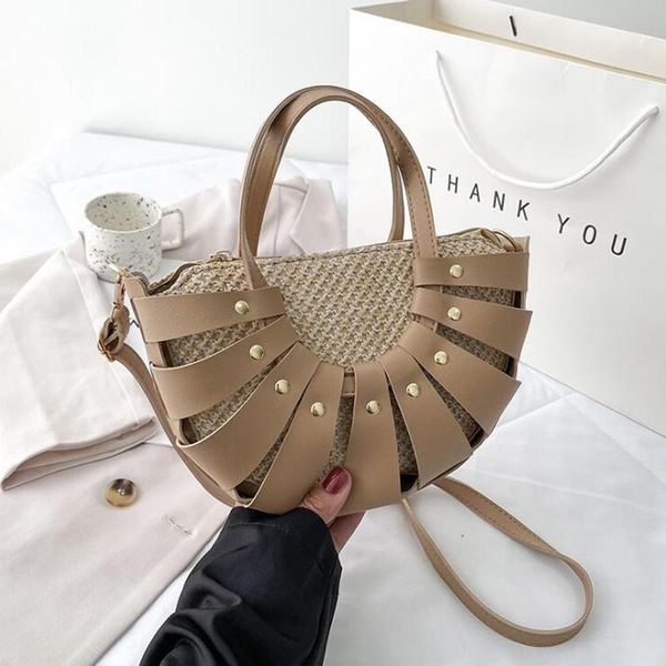 shoulder bags fashion hollow straw bag semicircle handle handbags designer crossbody for women messenger
shoulder bags fashion hollow straw bag semicircle handle handbags designer crossbody for women messenger