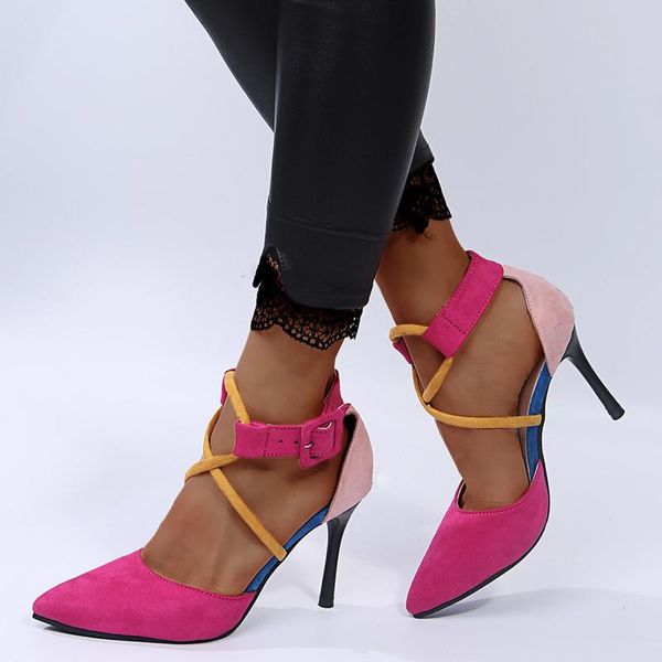 sandals summer women thin high heels pointed toe cross strap shoes buckle 2021 fashion sandale femme, Black
sandals summer women thin high heels pointed toe cross strap shoes buckle 2021 fashion sandale femme, Black