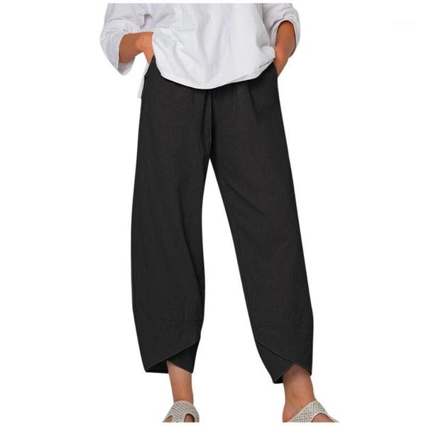 women's pants & capris women pocket elastic waist linen summer vintage irregular hem wide leg trousers female casual loose oversized ha, Black;white
women's pants & capris women pocket elastic waist linen summer vintage irregular hem wide leg trousers female casual loose oversized ha, Black;white