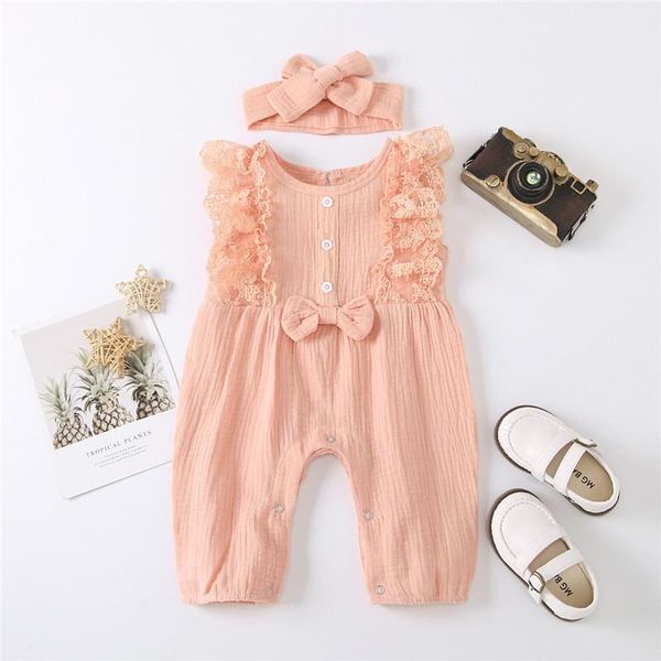 clothing sets 2021 cotton children's sleeveless baby girl multicolor lace one-piece romper, White
clothing sets 2021 cotton children's sleeveless baby girl multicolor lace one-piece romper, White