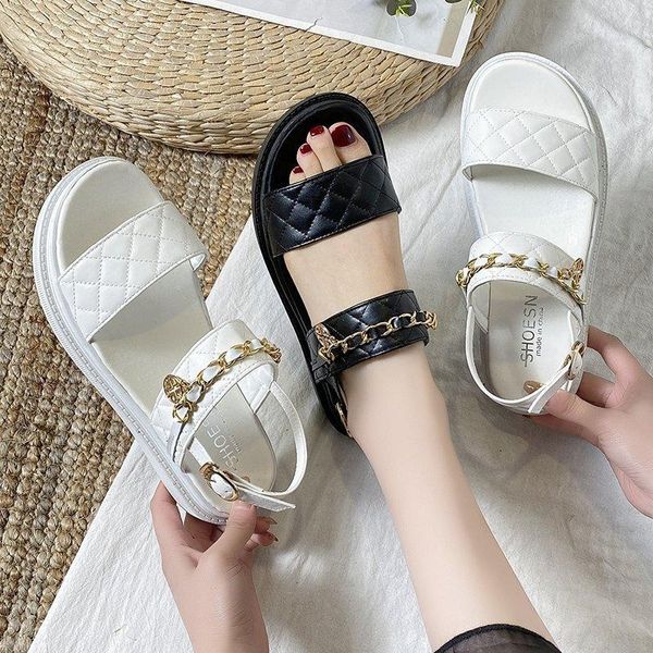 sandals summer woman student platform sports flat sandal comfortable casual shoes female zandalias de mujer, Black
sandals summer woman student platform sports flat sandal comfortable casual shoes female zandalias de mujer, Black