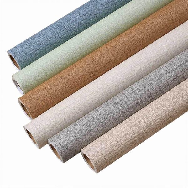 wallpapers linen pvc health wallpaper for kitchen cabinets home decor self adhesive bedroom living room wall paper
wallpapers linen pvc health wallpaper for kitchen cabinets home decor self adhesive bedroom living room wall paper