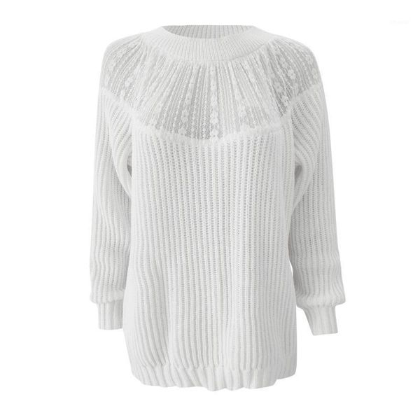 lace stitching sweaters elegant ladies fashion round neck raglan long sleeve slim mujer moda 2021 invierno sweater women's, White;black
lace stitching sweaters elegant ladies fashion round neck raglan long sleeve slim mujer moda 2021 invierno sweater women's, White;black