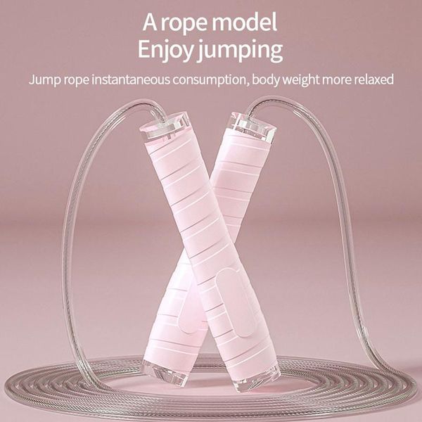silicone handle cordless skipping rope fitnessweight burning sports indoor ball pink/black jump ropes
silicone handle cordless skipping rope fitnessweight burning sports indoor ball pink/black jump ropes