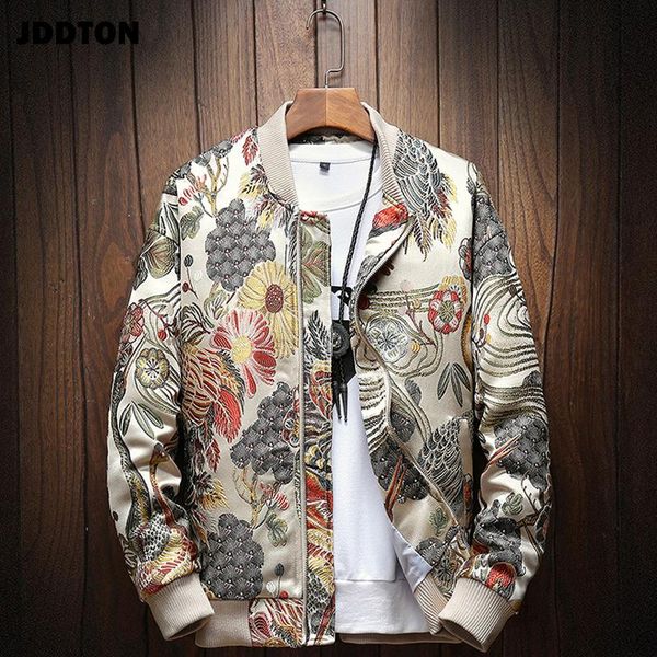 men's jackets jddton mens japanese embroidery bomber jacket loose baseball uniform streetwear hip hop coats casual male outwear clothin, Black;brown
men's jackets jddton mens japanese embroidery bomber jacket loose baseball uniform streetwear hip hop coats casual male outwear clothin, Black;brown