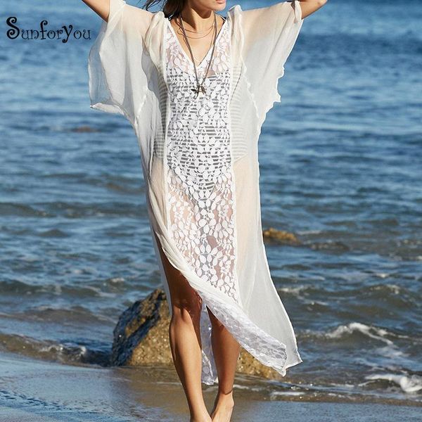 chiffon lace beach dress women cover up 2021 pareo de plage sarong beachwear dresses and tunic bikini women's swimwear, White;black
chiffon lace beach dress women cover up 2021 pareo de plage sarong beachwear dresses and tunic bikini women's swimwear, White;black