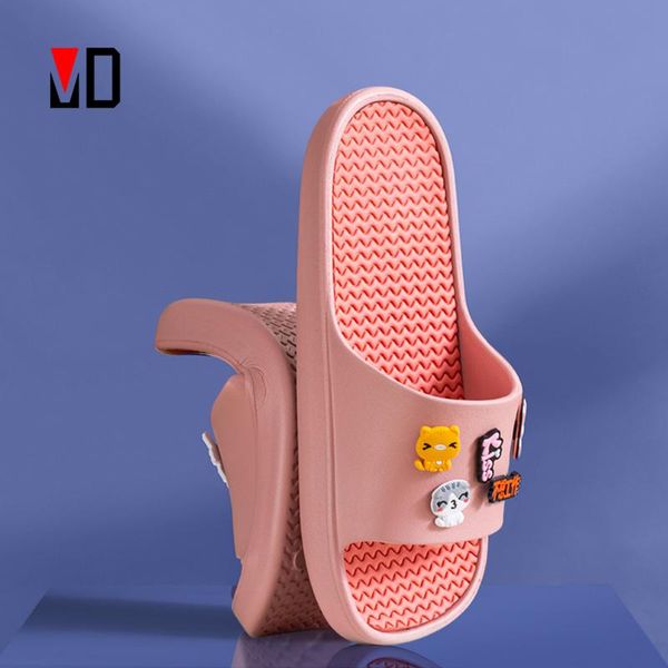 mo dou 2021 summer slippers indoor waterproof bathroom men women shoes home cute cartoon patch slides designer eva odorless, Black
mo dou 2021 summer slippers indoor waterproof bathroom men women shoes home cute cartoon patch slides designer eva odorless, Black