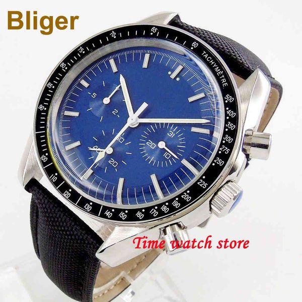 40 mm bliger multi-functional automatic pole wars men date week display waterproof bright blue line dial leather band, Slivery;brown
40 mm bliger multi-functional automatic pole wars men date week display waterproof bright blue line dial leather band, Slivery;brown