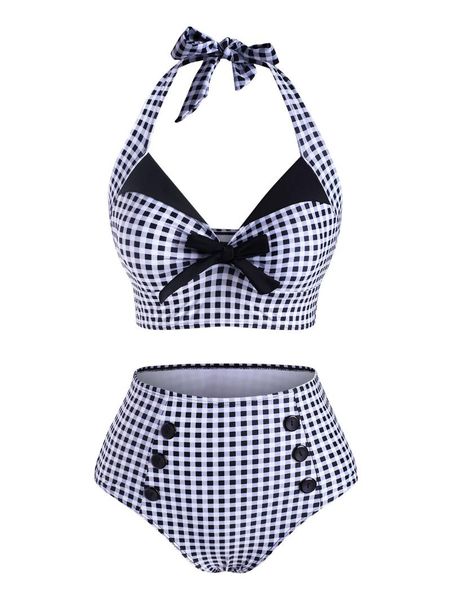 one-piece suits high waist swimwear 2021 bowknot button bikinis women swimsuit vintage retro bathing suit halter biquini maillot de bain fem
one-piece suits high waist swimwear 2021 bowknot button bikinis women swimsuit vintage retro bathing suit halter biquini maillot de bain fem
