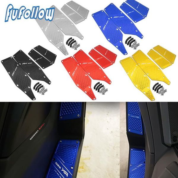 pedals cnc motorcycle front & rear footrest footboard step plate for kymco ak 550 ak550 2021-2021 motorcoss floorboards foot pedal pegs
pedals cnc motorcycle front & rear footrest footboard step plate for kymco ak 550 ak550 2021-2021 motorcoss floorboards foot pedal pegs