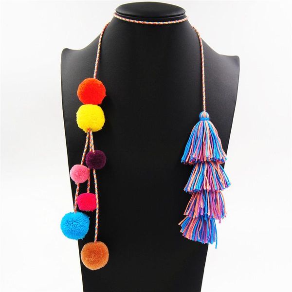 colorful hairball pompones tassels pompoms long necklace women bag charms bohemian decoration pendant accessory dual use n15800 necklaces, Silver
colorful hairball pompones tassels pompoms long necklace women bag charms bohemian decoration pendant accessory dual use n15800 necklaces, Silver