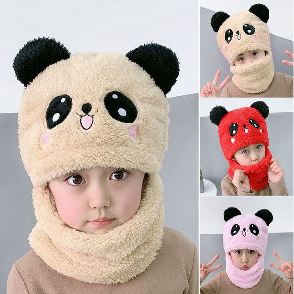 scarves kids winter hats+scarf set cute panda plush warm hat thick boy girl cap fs99, Blue;gray
scarves kids winter hats+scarf set cute panda plush warm hat thick boy girl cap fs99, Blue;gray