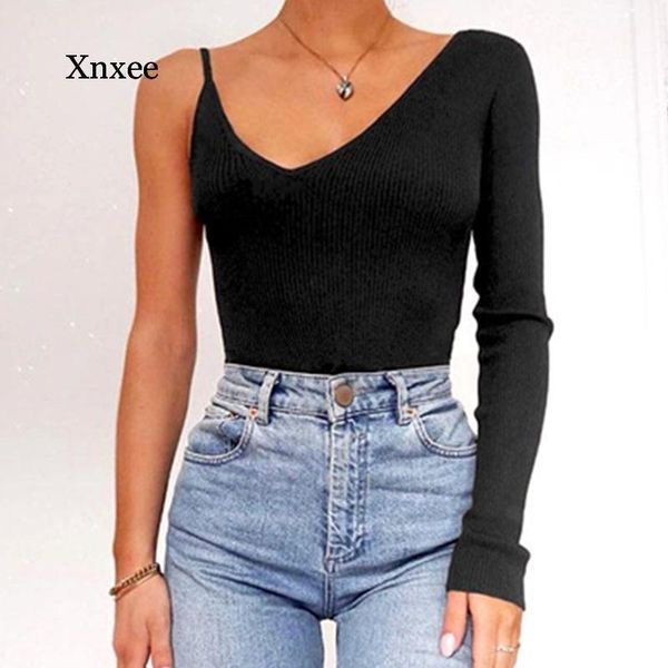 women's t-shirt woman tshirts y2k knitted long sleeve one shoulder femme t-shirts 90s vintage retro gothic clothes party tee clothing t, White
women's t-shirt woman tshirts y2k knitted long sleeve one shoulder femme t-shirts 90s vintage retro gothic clothes party tee clothing t, White