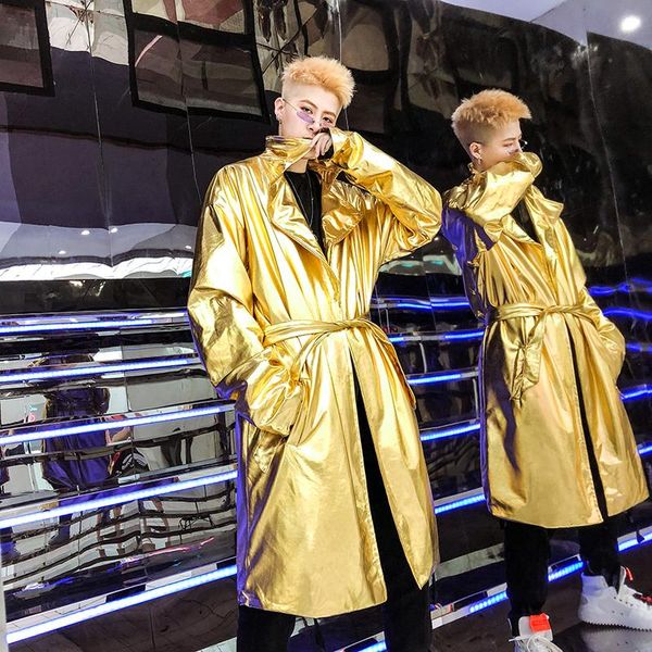 men's tracksuits -2xlautumn and winter night club bar dj stage costumes long section no buckle windbreaker tide youth cloak coat, Gray
men's tracksuits -2xlautumn and winter night club bar dj stage costumes long section no buckle windbreaker tide youth cloak coat, Gray