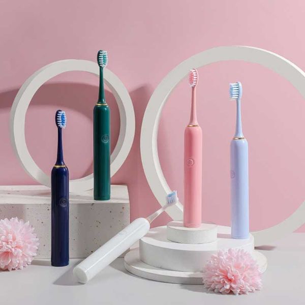 smart electric toothbrush est sonic for adults soft bristle battery 1 brush head 5 colors waterproof
smart electric toothbrush est sonic for adults soft bristle battery 1 brush head 5 colors waterproof