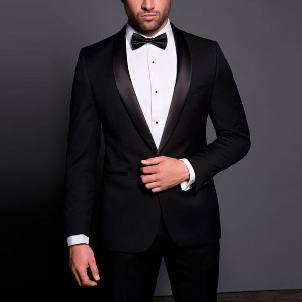 black men's summer suit for wedding 2 pieces slim fit groom tuxedo mens costume business suits & blazers, White;black
black men's summer suit for wedding 2 pieces slim fit groom tuxedo mens costume business suits & blazers, White;black