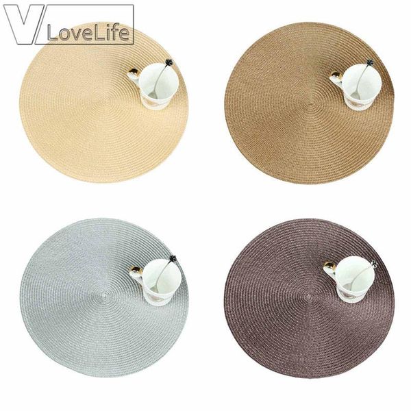 round shape pp woven placemats wedding birthday party decoration non-slip heat resistant table mat home tableware supplies cloth
round shape pp woven placemats wedding birthday party decoration non-slip heat resistant table mat home tableware supplies cloth