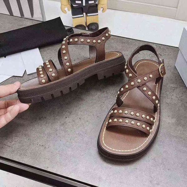 70% off wholesale flip-flops summer new flat gladiator women's sandals genuine leather rivet buckled ankle strap casual vacation beach, Black
70% off wholesale flip-flops summer new flat gladiator women's sandals genuine leather rivet buckled ankle strap casual vacation beach, Black